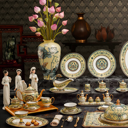 Gốm sứ Minh Long cao cấp